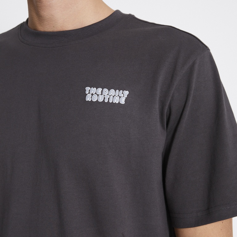 Printed tee "West" Dark Grey